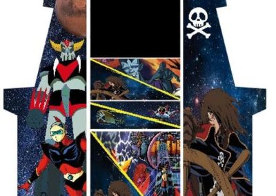 Sticker Albator VS Goldorak