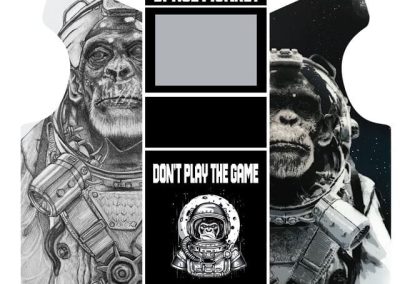 Sticker Space Monkey